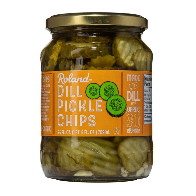 Dill Pickle  Chips Roland 24oz