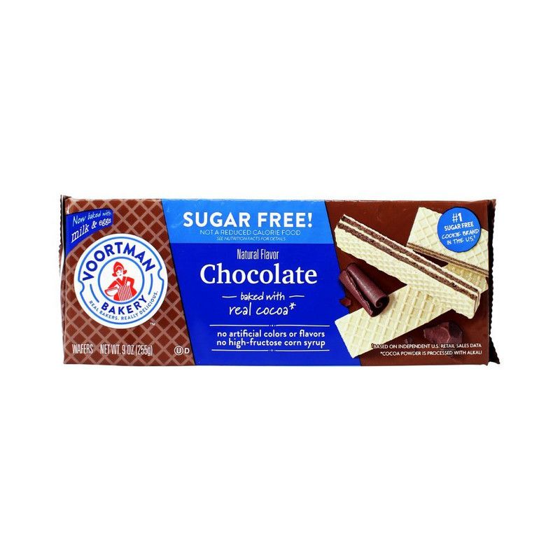 Wafer Sugar Free Choc 255 Gr