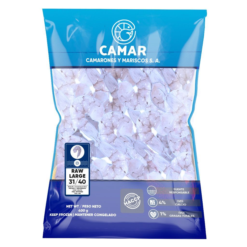 Camaron Crudo 31/40 Camar 400g
