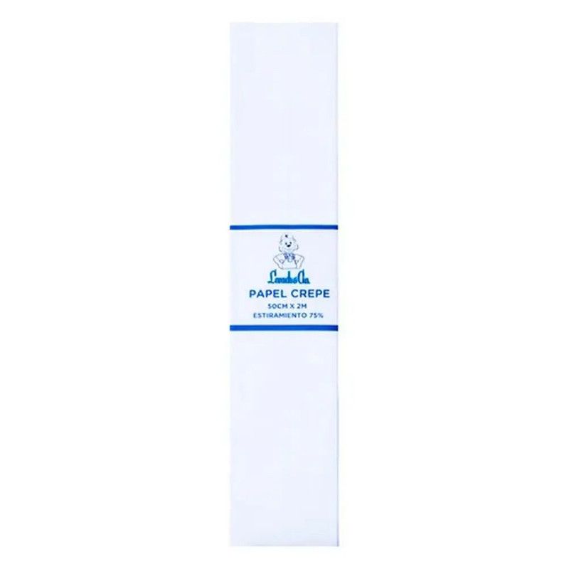 Papel Crepe Blanco 50x200cm