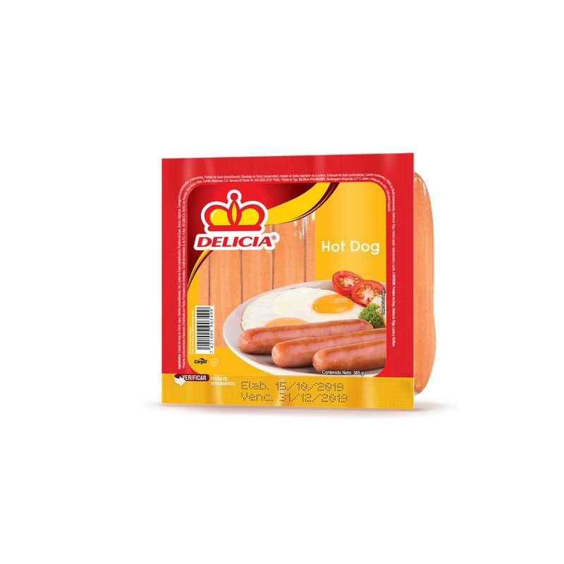 Hot Dog Delicia Paq.395gr