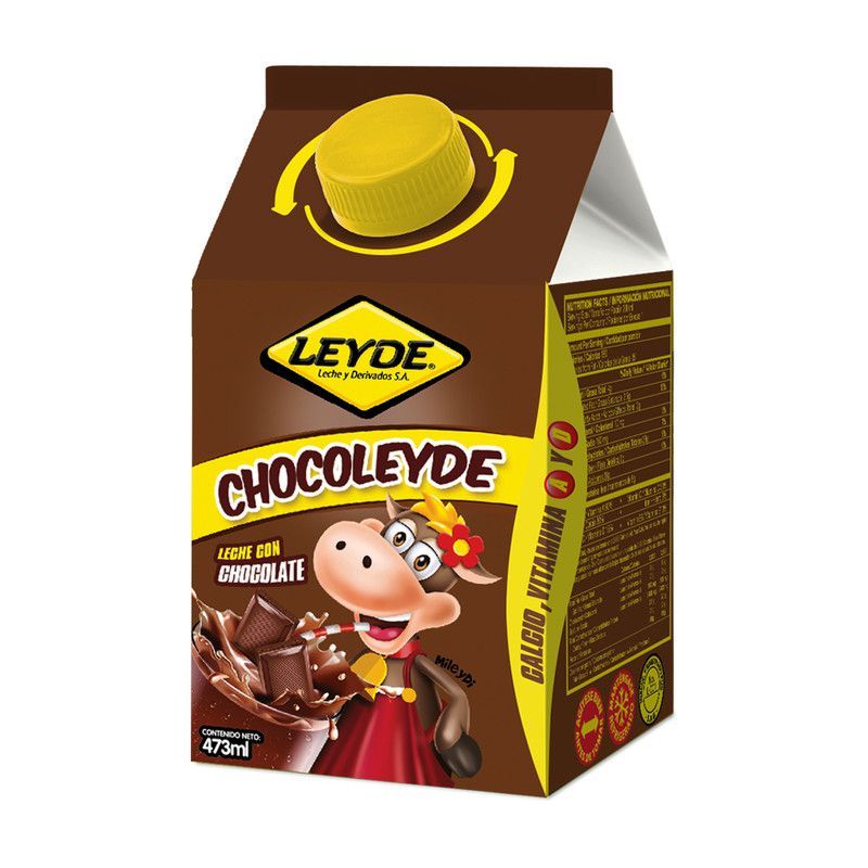 Leche Leyde Sab/chocolate1/2l