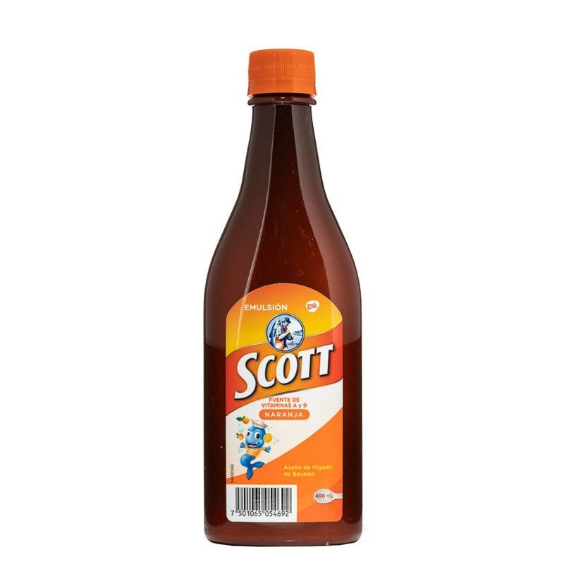 Emulsion Scott Naranja 400 Ml