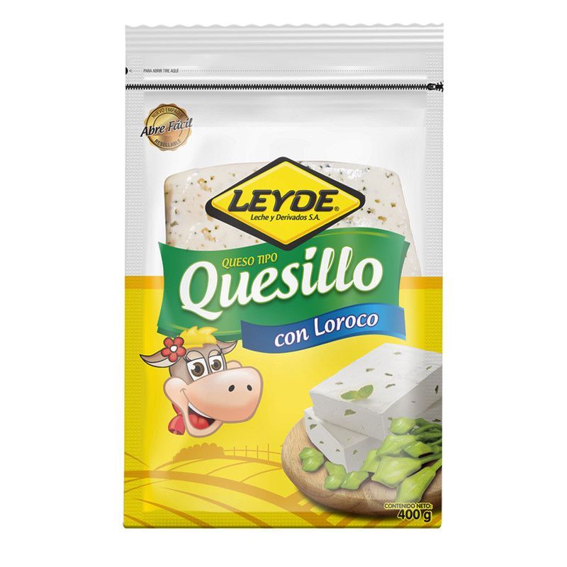 Quesillo Leyde Loroco 400gr
