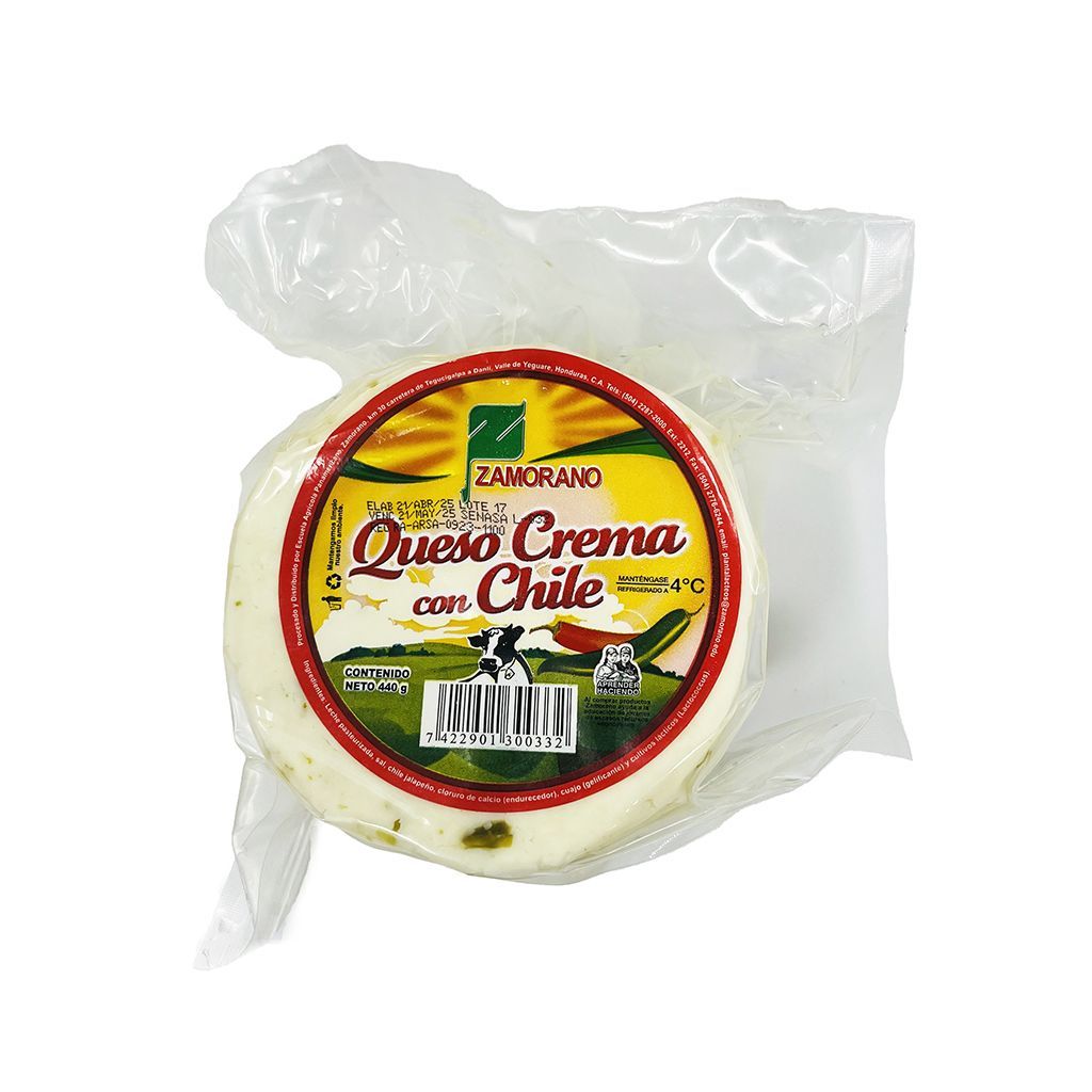 Queso Con Chile Zamorano 440g