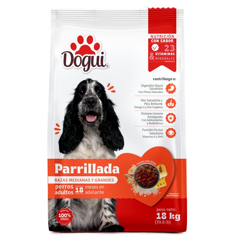 Dogui Adulto Parrillada 18kg