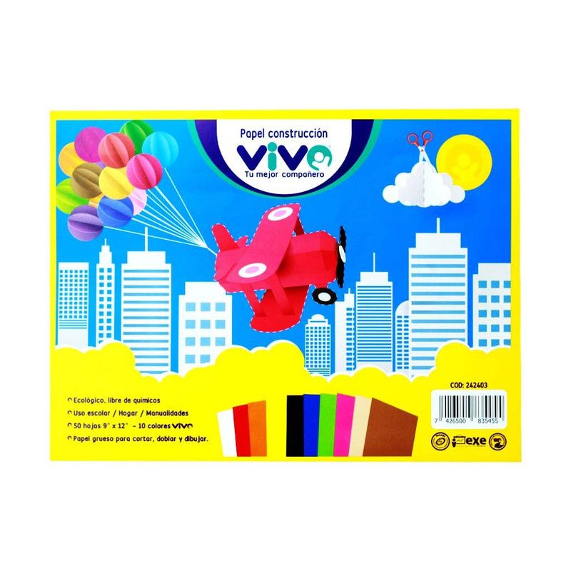 Papel Construccion 9x12 Pulg 5