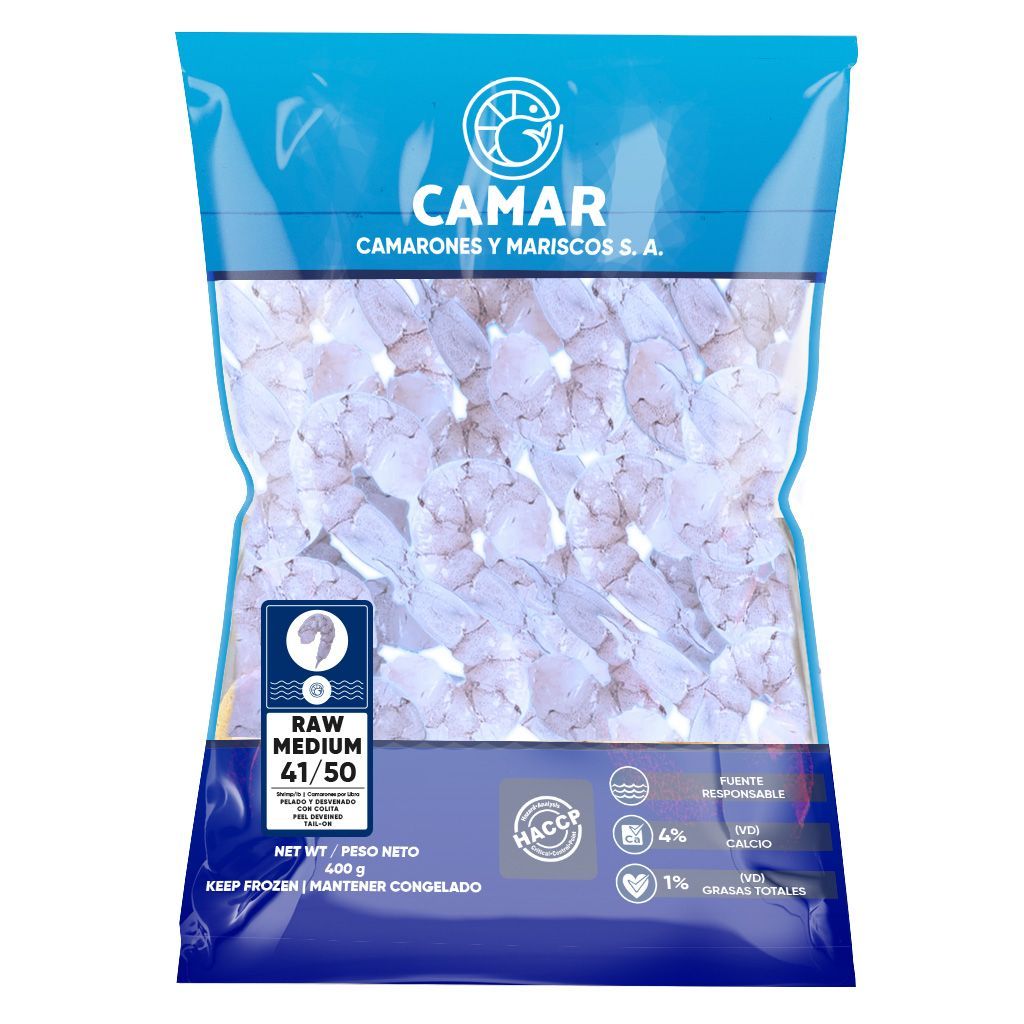 Camaron Crudo 41/50 Camar 400g