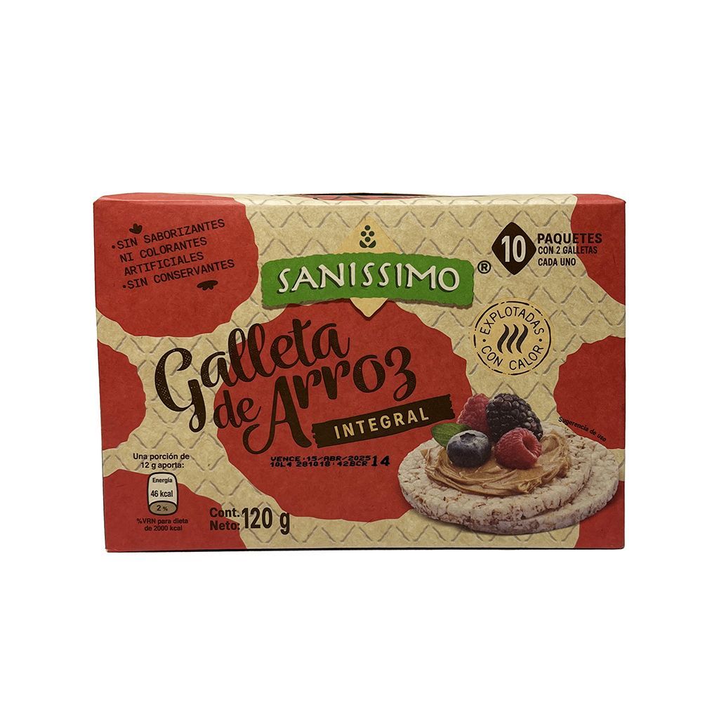 Galleta Arroz Integral 120g