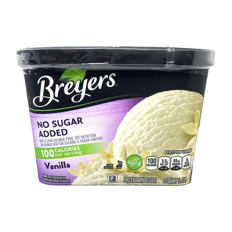 Breyers Vanilla No Sugar 1.5q