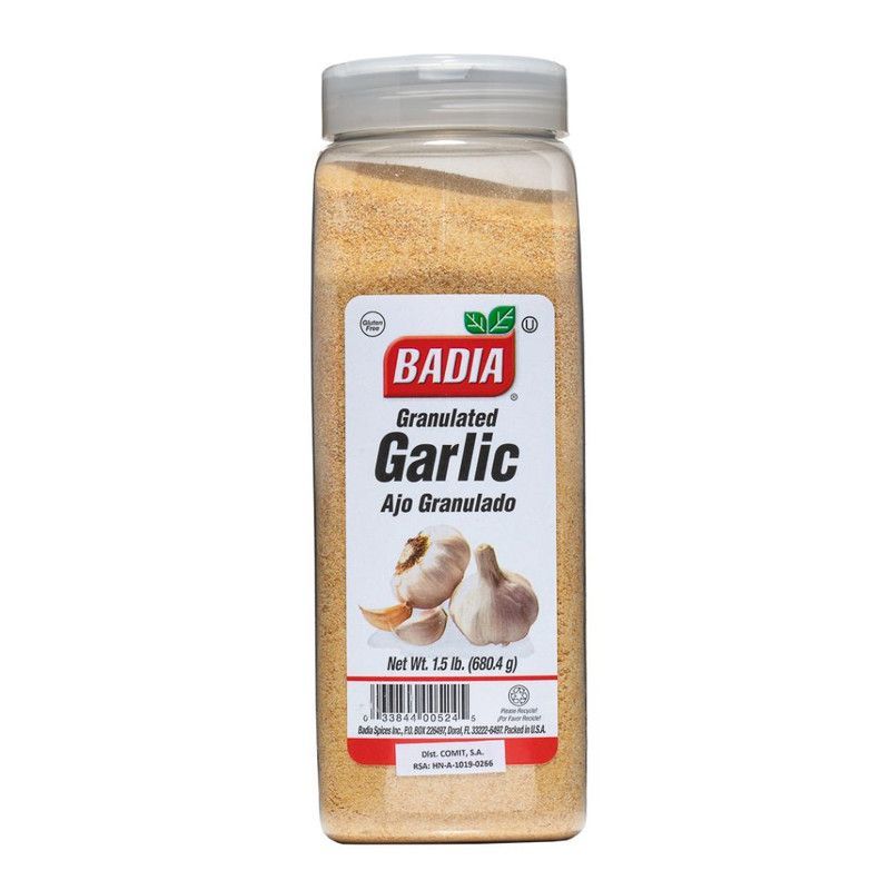 Ajo Granulado Badia 1.5 Lb