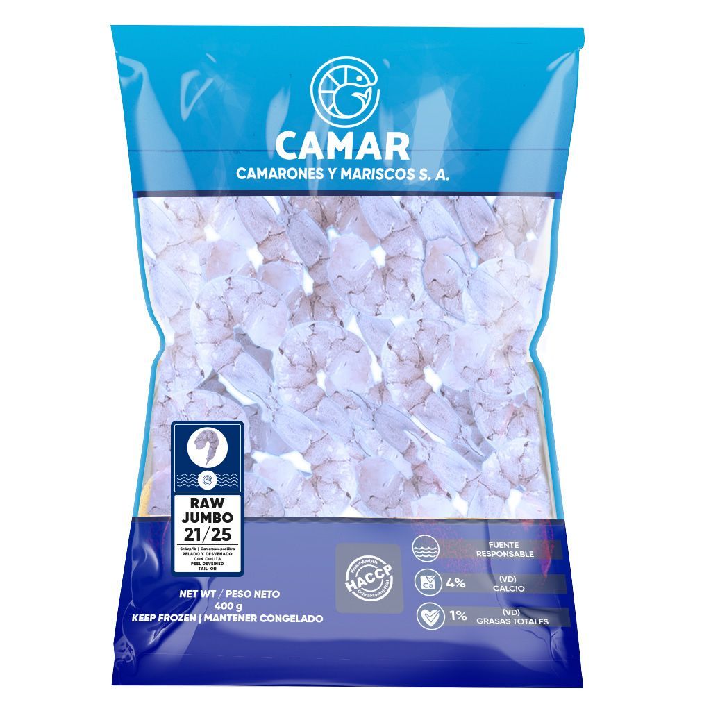 Camaron Crudo 21/25 Camar 400g