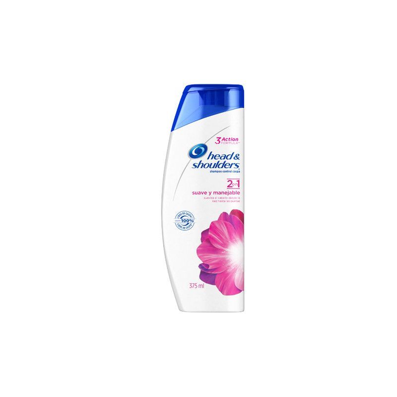 H&amp;s Shamp 2en1 Suav Mane375ml