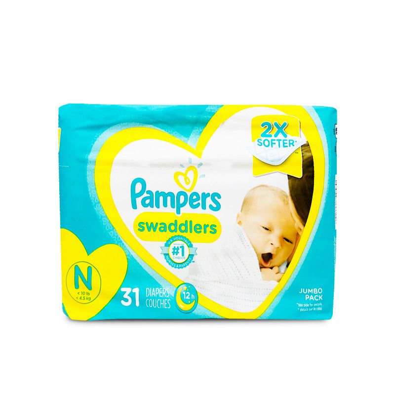 Pampers Swaddlers Talla N 31u