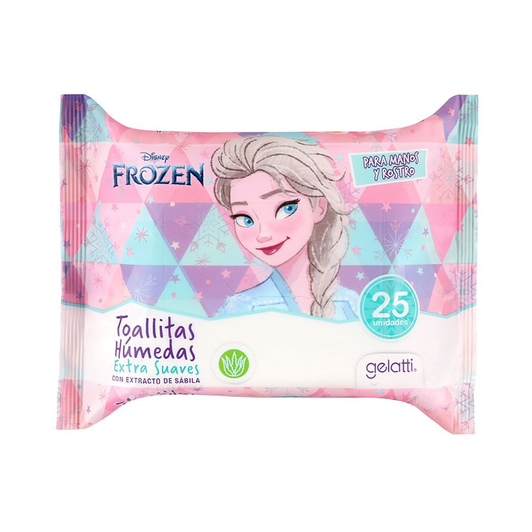 Pañitos Humedos Frozen 25 Unid