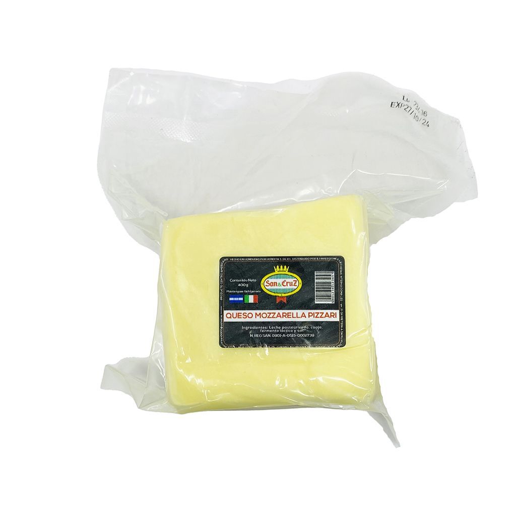 Queso Mozzarella Pizzari 400gr