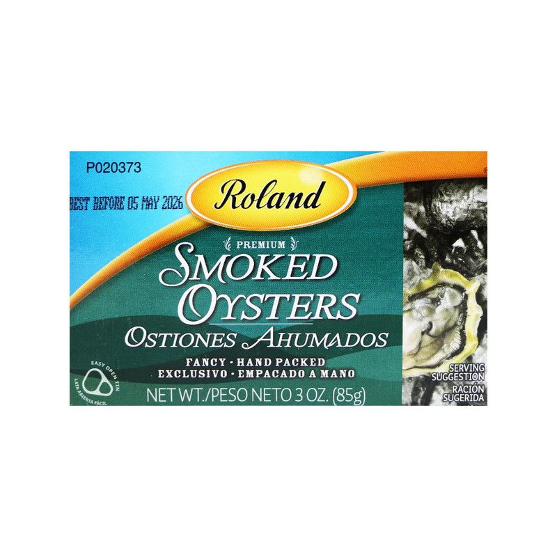 Smoked Oysters Roland 3 Oz