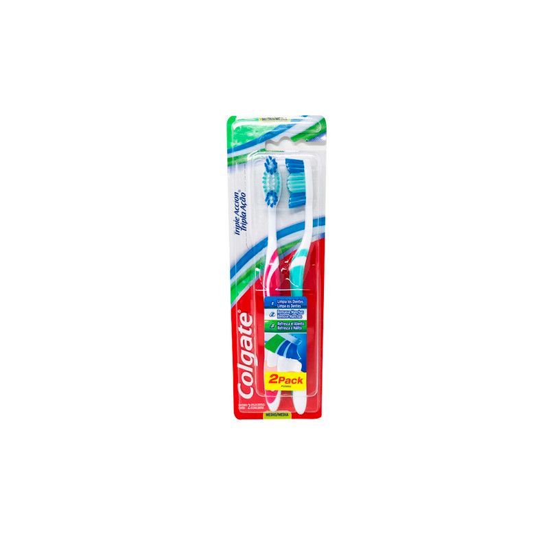 Tb Colgate Triple Action 2pk