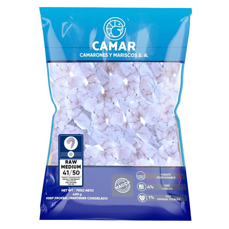 Camaron Crudo 41/50 Camar 400g