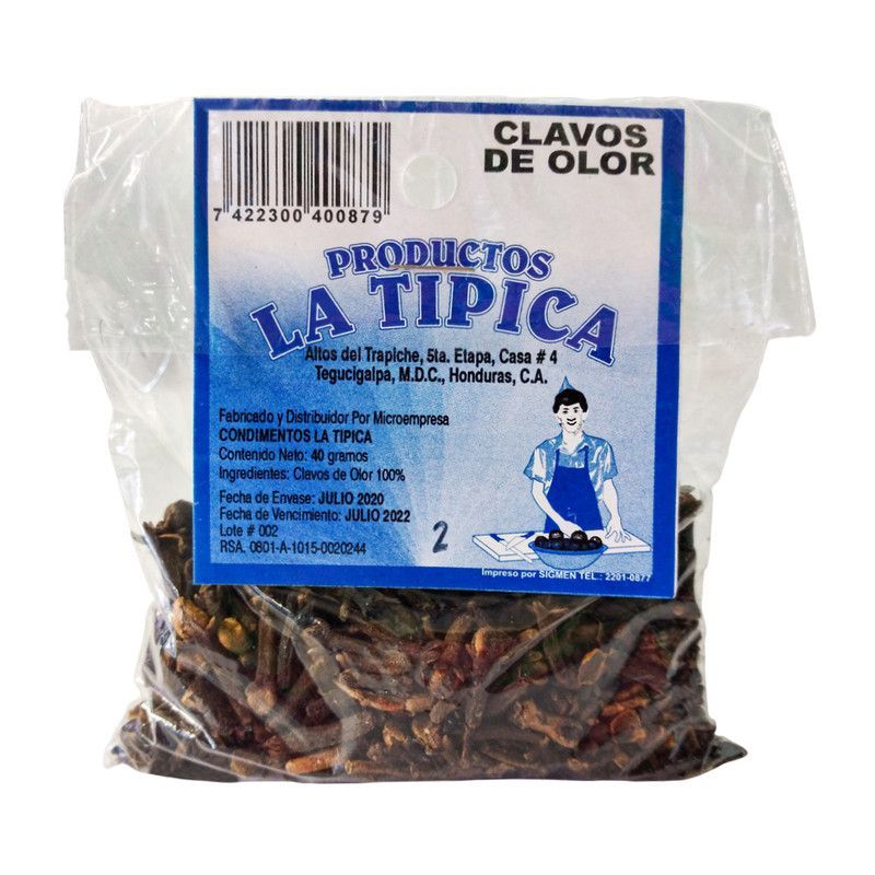 Clavos De Olor La Tipica 40gr
