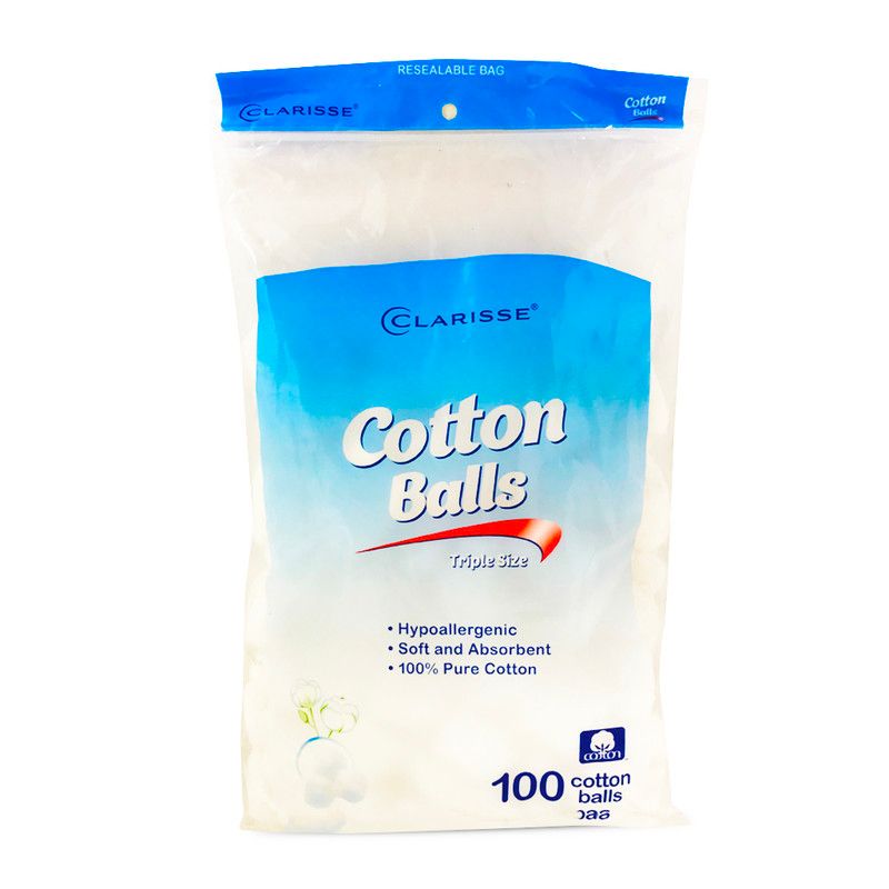 Clarisse Cotton Balls 100 Ct