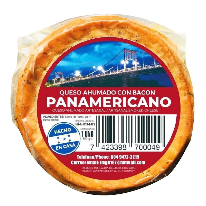 Queso Ahumado Con Bacon Und