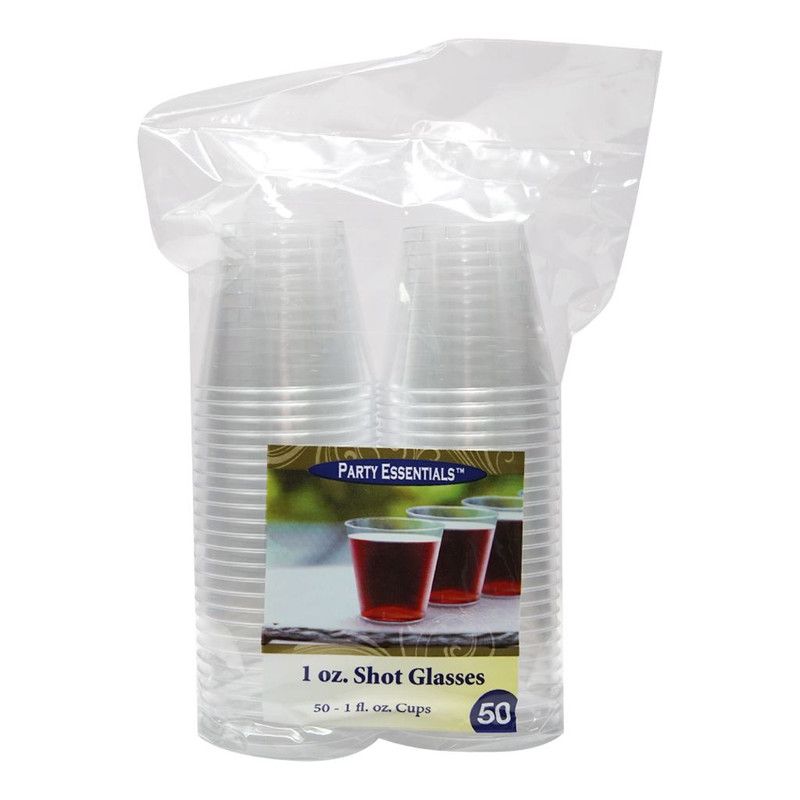 Shot Glasses Clear 1 Oz 50 Ct