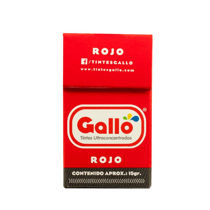 Tinte Gallo Color Rojo