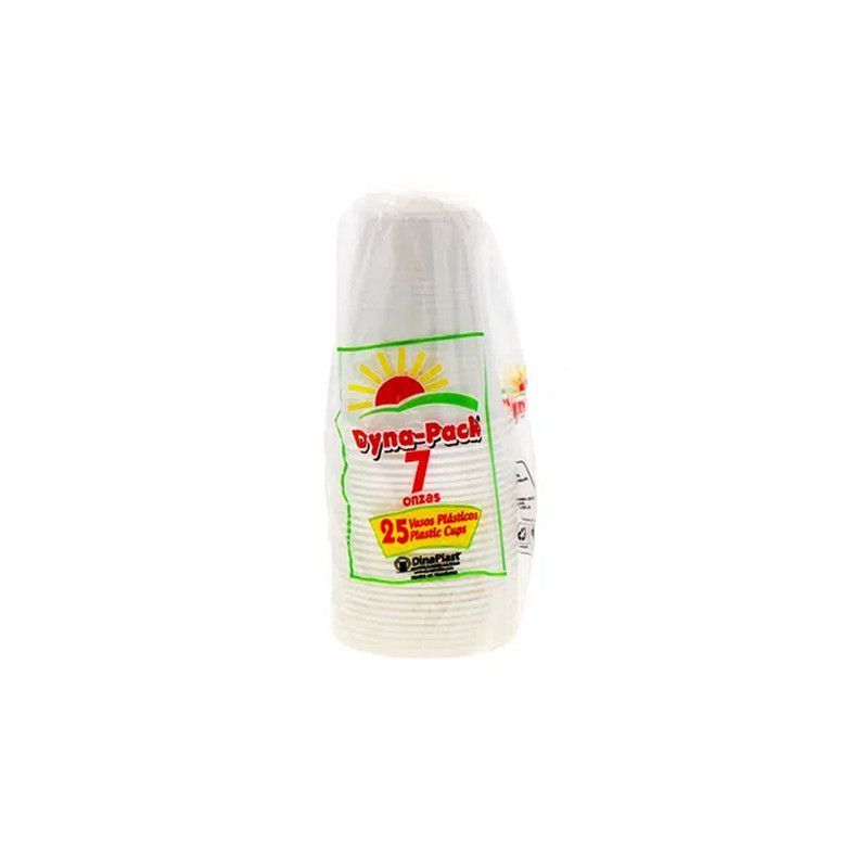 Vaso No. 7 Dinapak Blanco 25u
