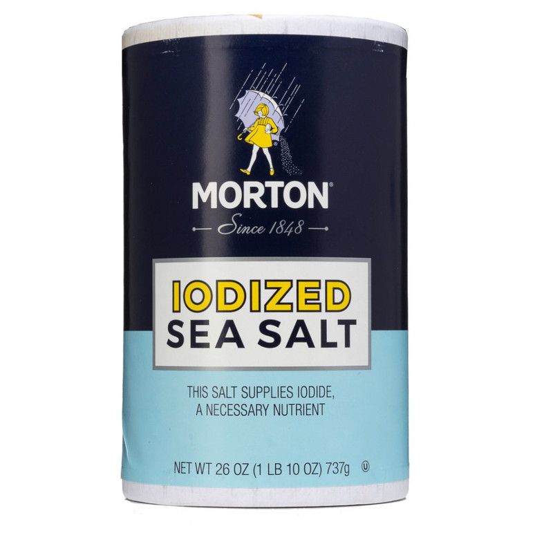 Morton Sea Salt Iodized 26oz