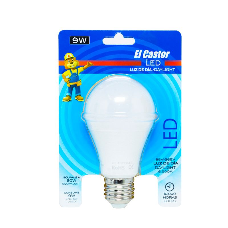 Bombillo Led  9w Luz Fria