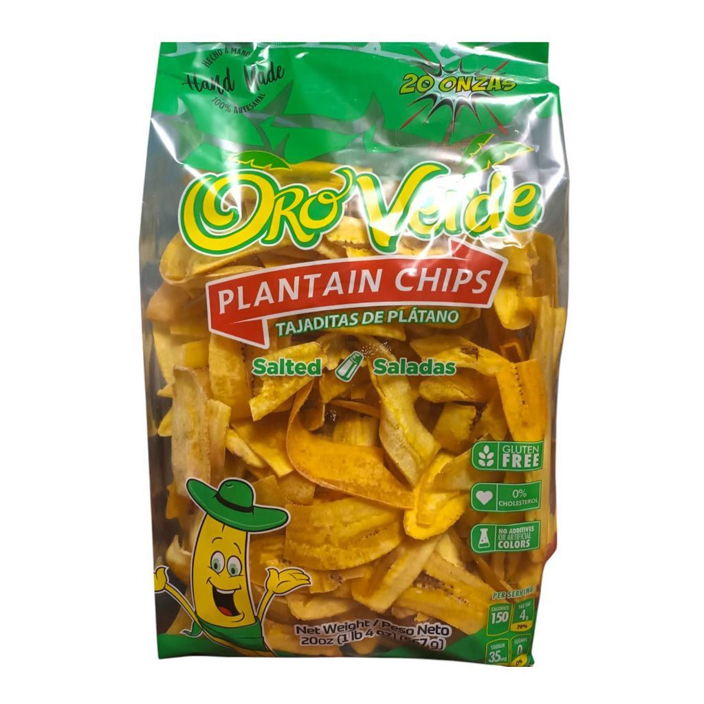 Tajada Platano Oro Verde 20 Oz