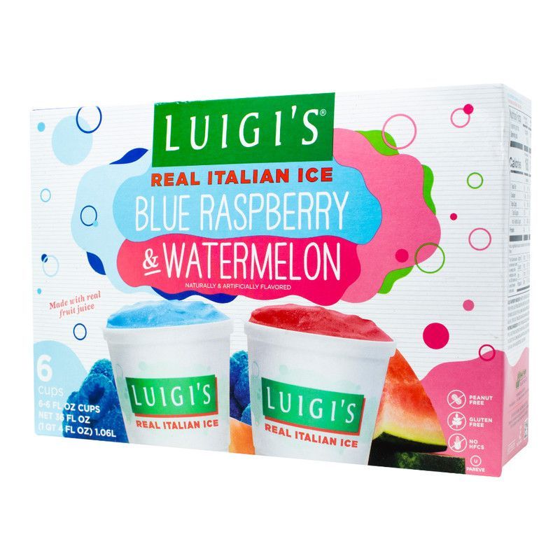 Luigis Real Italian Ice 6pk