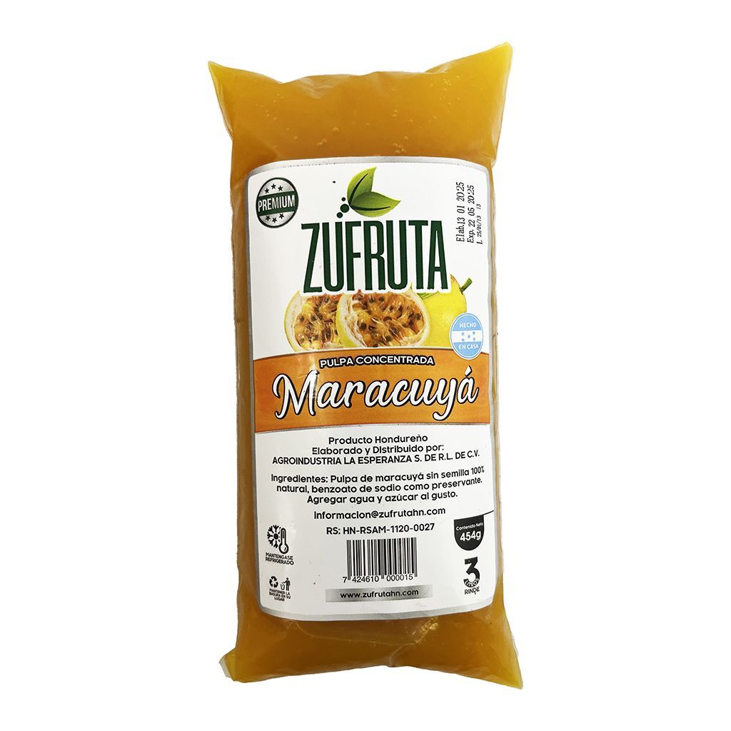 Pulpa Concent Maracuya 454g
