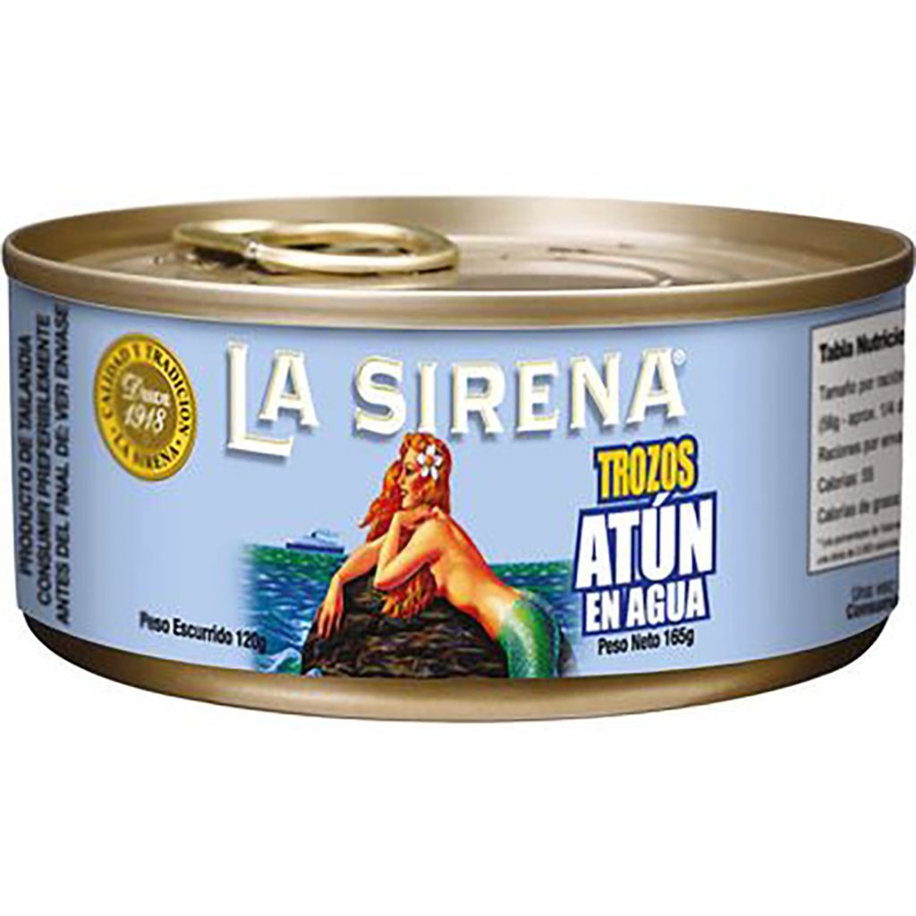 Atun En Agua La Sirena 165gr
