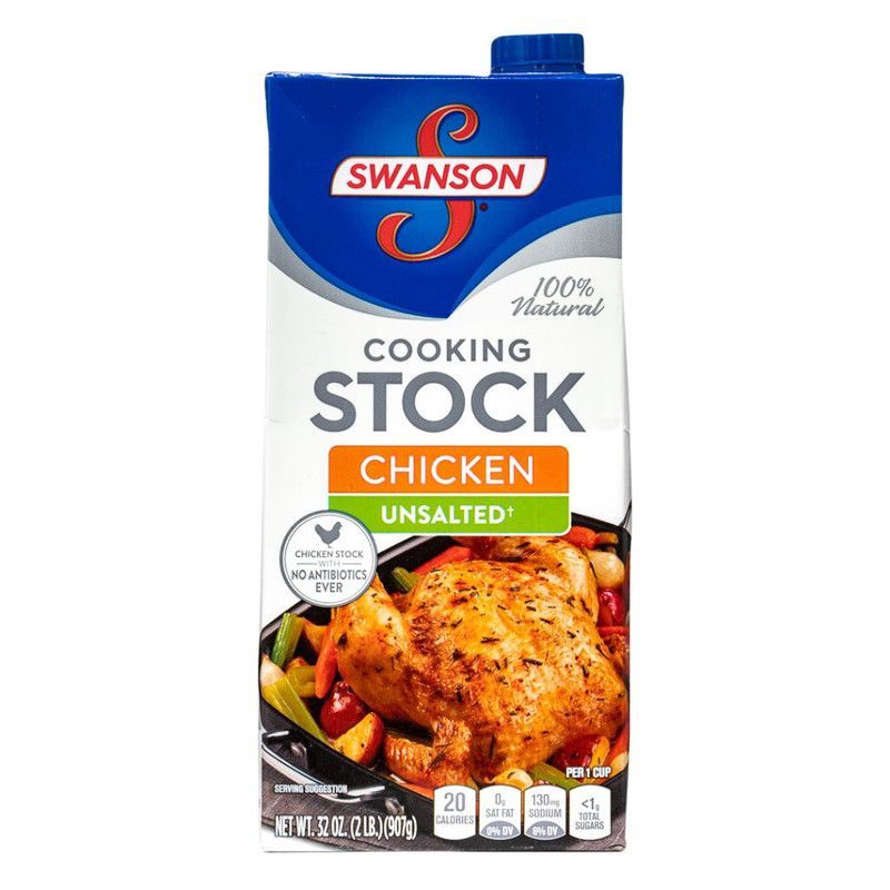 Caldo Pollo S/sal Swanson 32oz