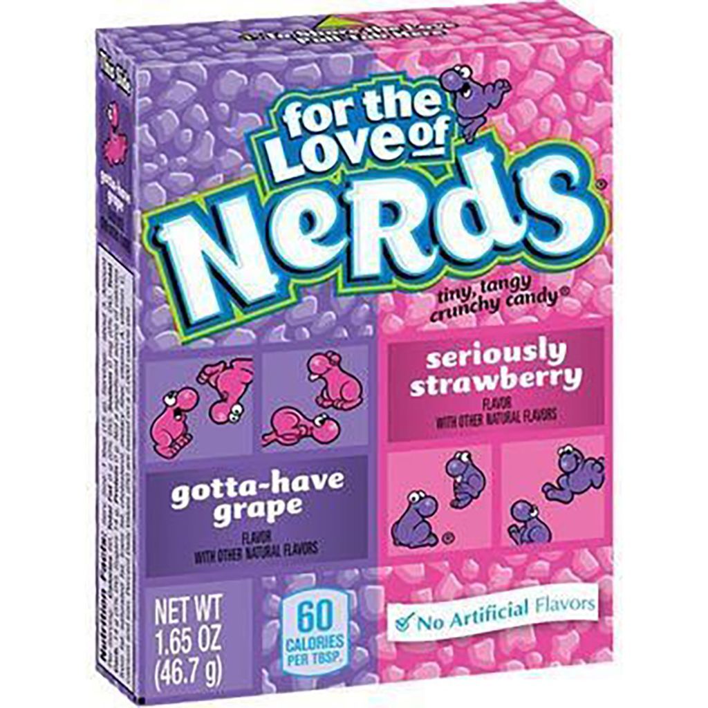 Candy Nerds Grape&amp;straw 1.65oz