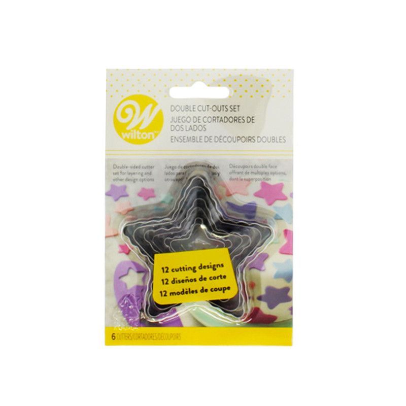 Cortadores Estrella 2 Lados 6p