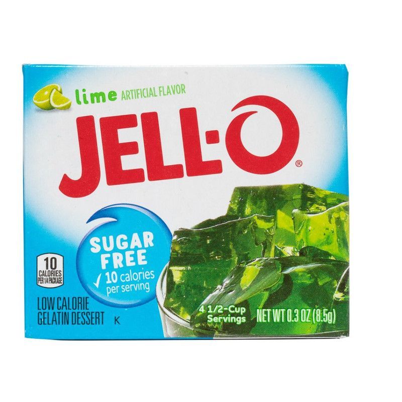 Gelatina Sgrfr Lime Jello .3oz