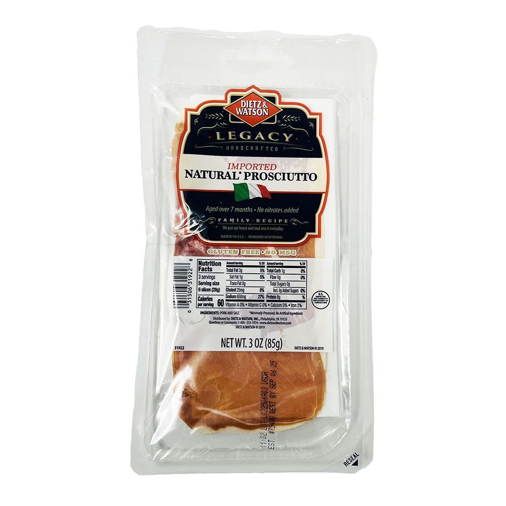 Prosciutto Dietz Watson 3 Oz