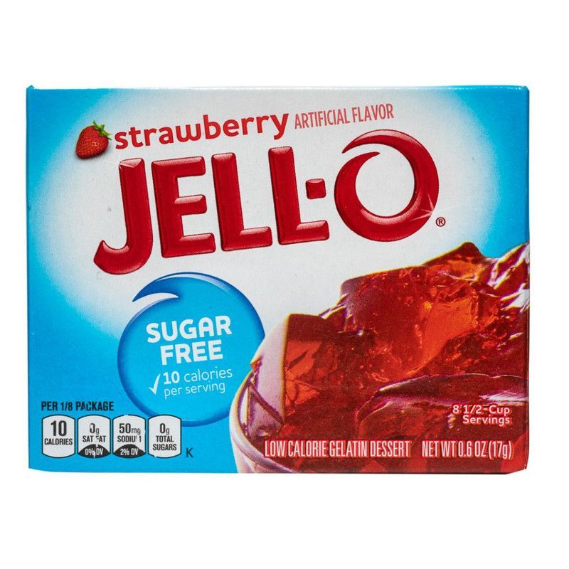 Sugar Free Fresa Jello 0.6oz