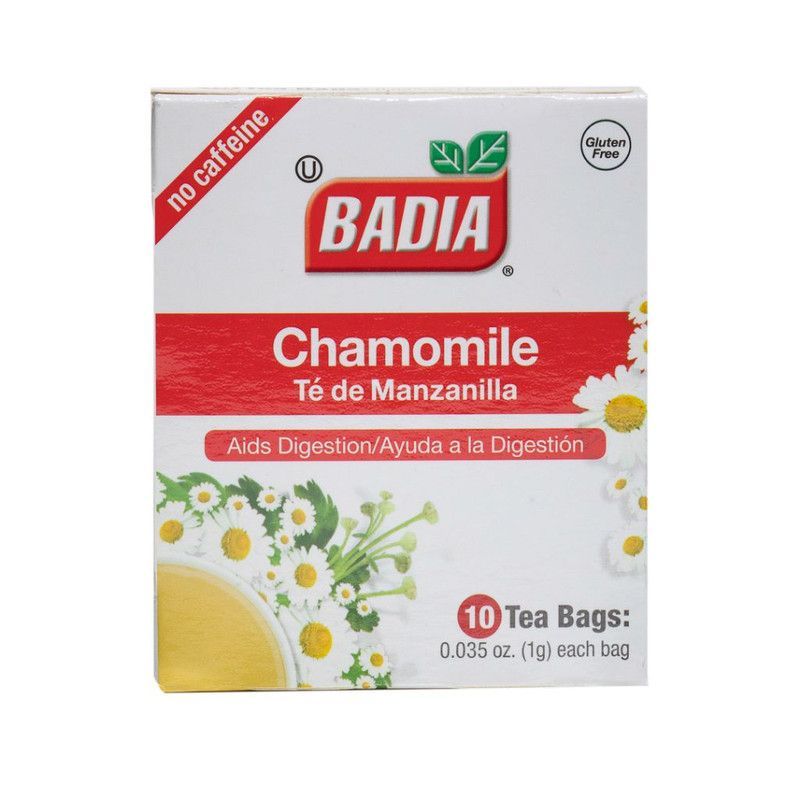 Te De Manzanilla Badia 10 Ct