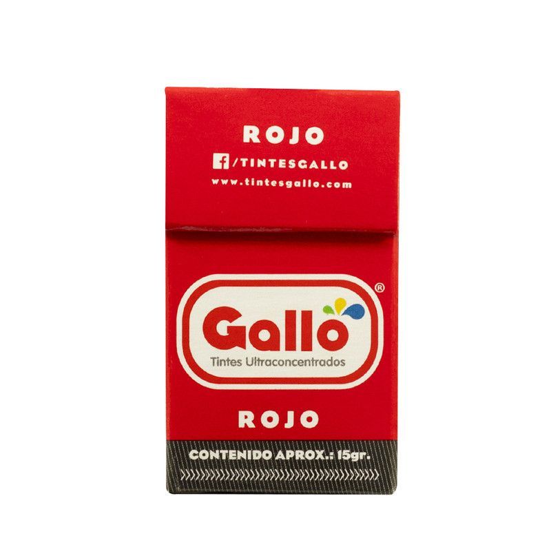 Tinte Gallo Color Rojo