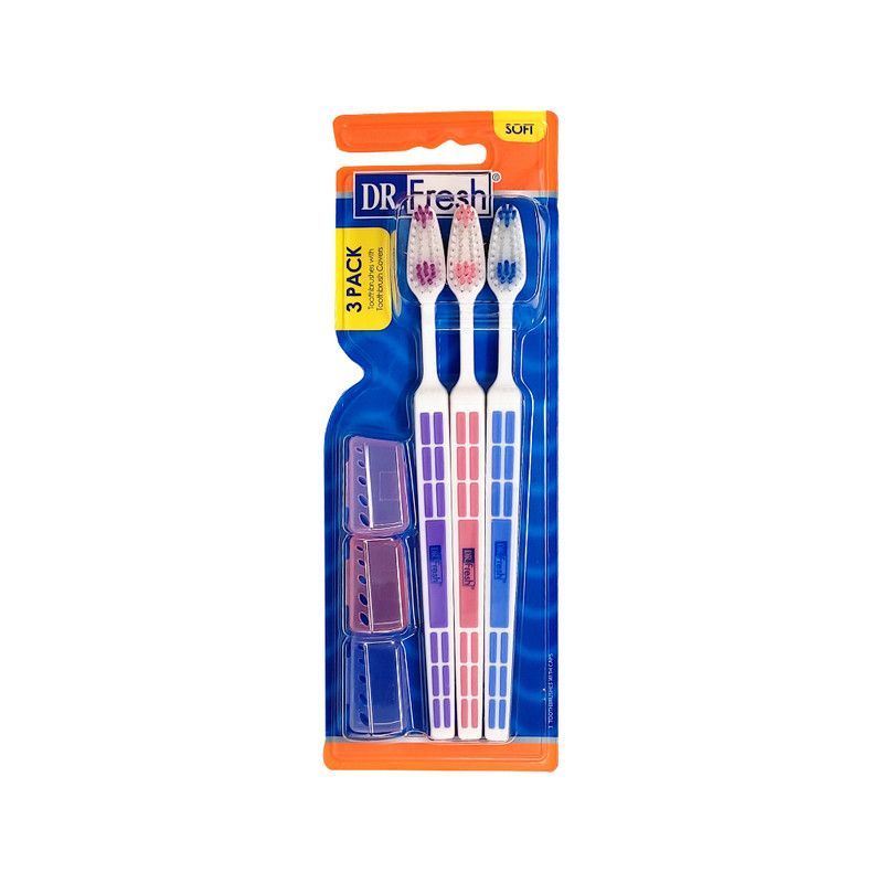 Dr Fresh Toothbrush 3 Ct