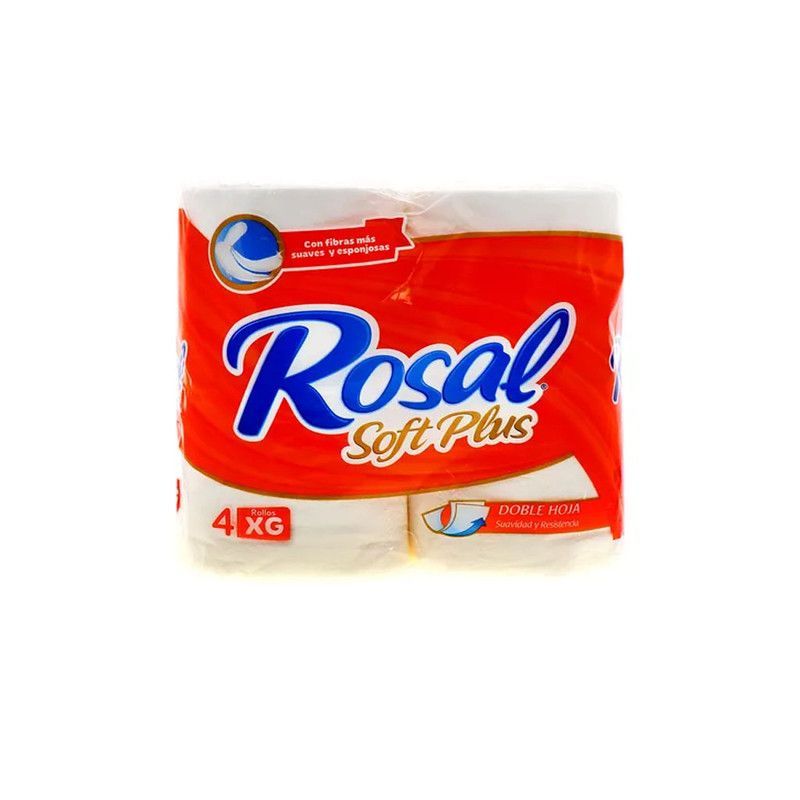 Papel Hig Rosal Naranja 4rlls