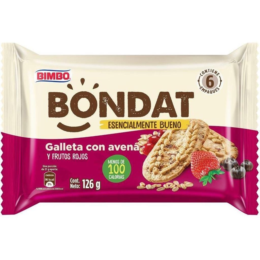 Bondat Frutos Rojos 126gr