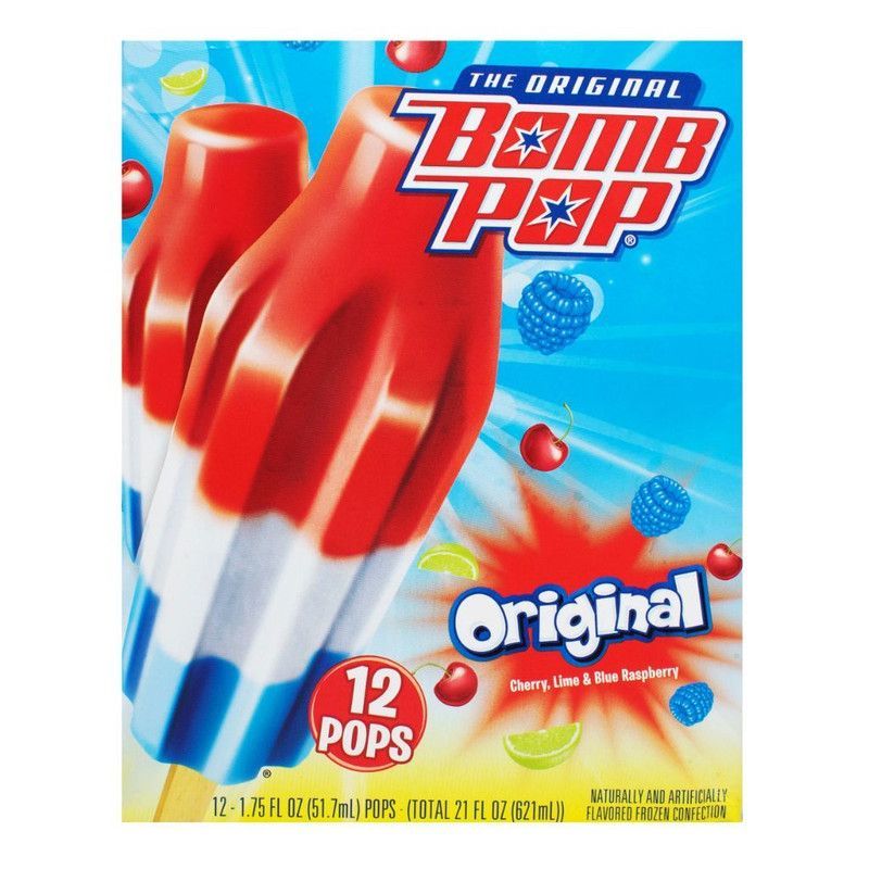 Bomb Pop Cherr,Lime&amp;rasp12 Pop