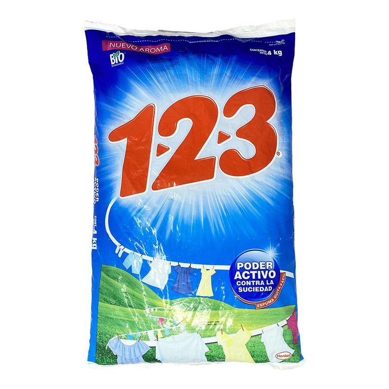 Detergente 123 4000gr