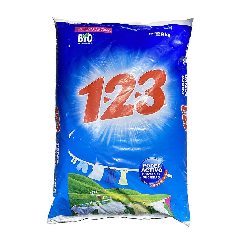 Detergente 123 Azul 9kg