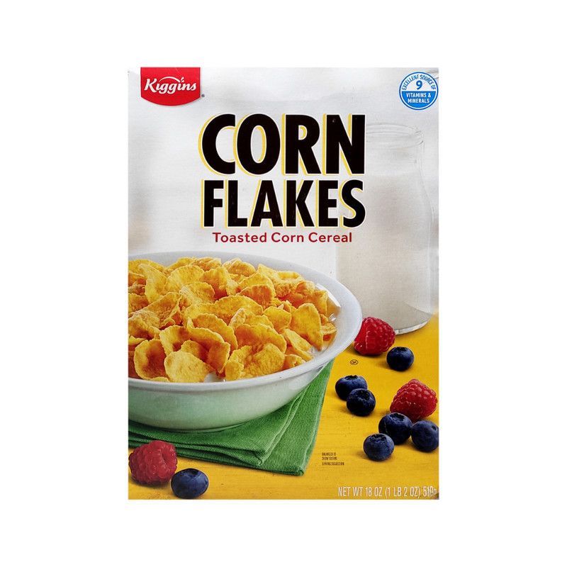 Kiggins Corn Flakes Cereal18oz